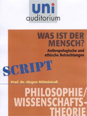 cover image of Was ist der Mensch?